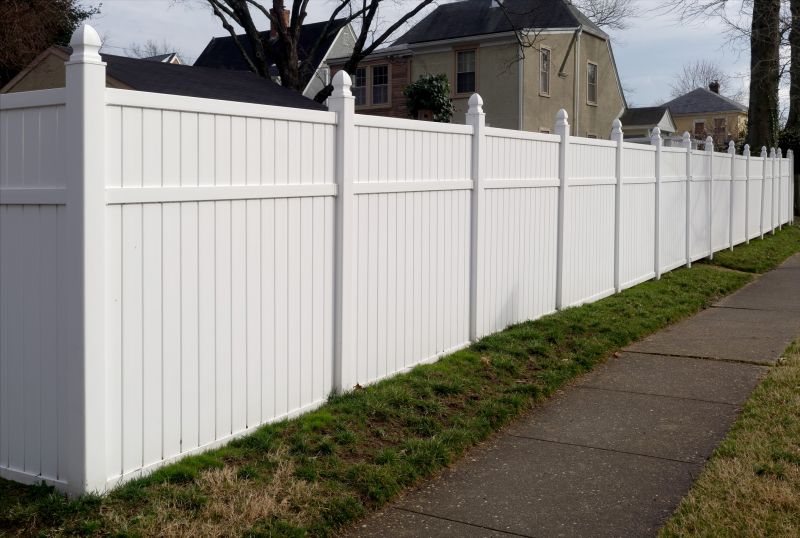 Vinyl Fence Installation detail